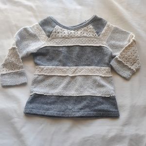 Girls Lucky Brand lace sweater